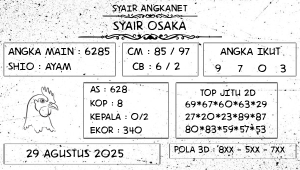 SYAIR ANGKANET - Syair Osaka