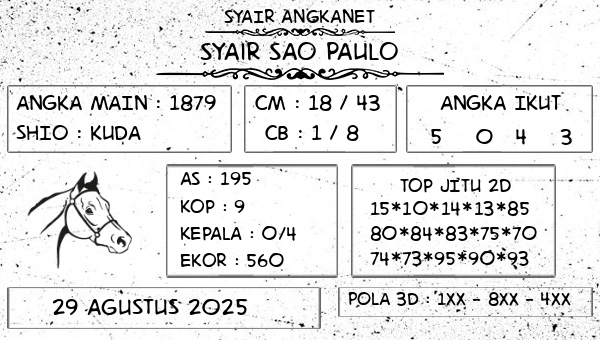 SYAIR ANGKANET - Syair Sao Paulo