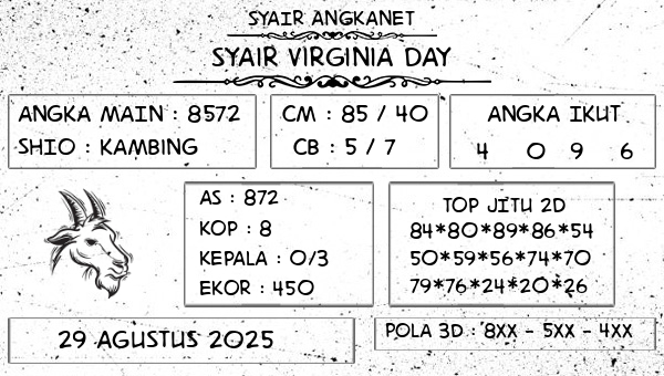SYAIR ANGKANET - Syair Virginia Day