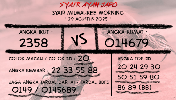  - Syair Milwaukee Morning