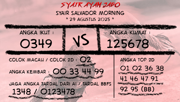  - Syair Salvador Morning