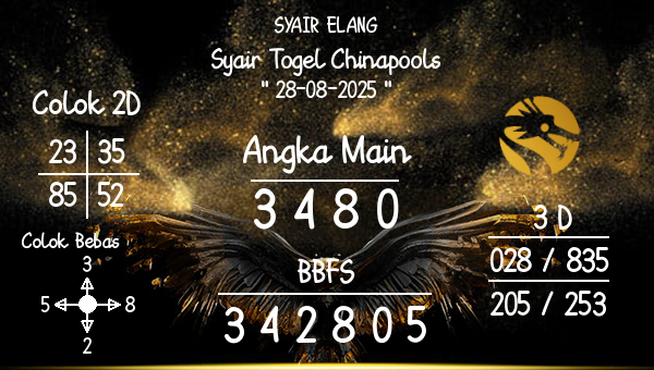 SYAIR ELANG - Syair Togel Chinapools