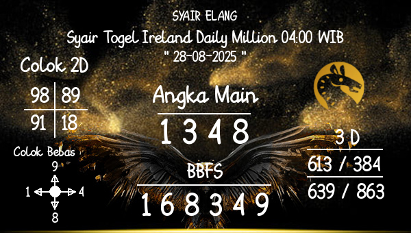 SYAIR ELANG - Syair Togel Ireland Daily Million 04:00 WIB