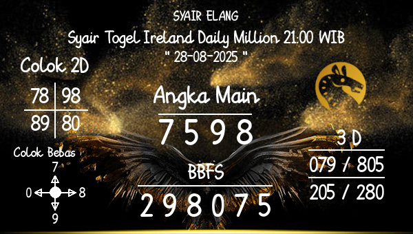 SYAIR ELANG - Syair Togel Ireland Daily Million 21:00 WIB