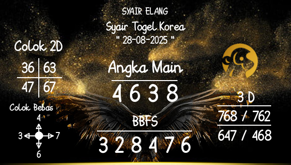 SYAIR ELANG - Syair Togel Korea
