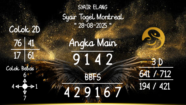 SYAIR ELANG - Syair Togel Montreal