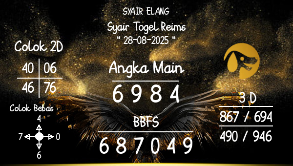 SYAIR ELANG - Syair Togel Reims