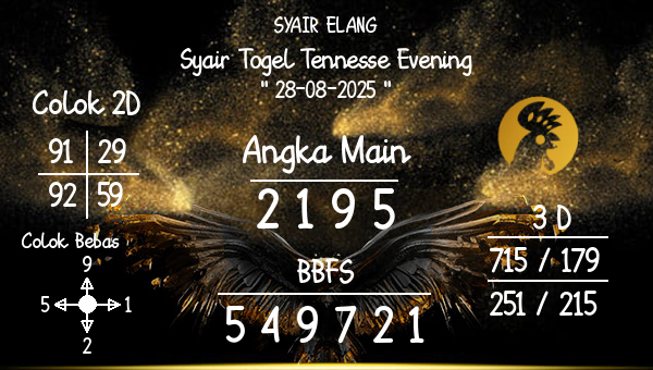 SYAIR ELANG - Syair Togel Tennesse Evening