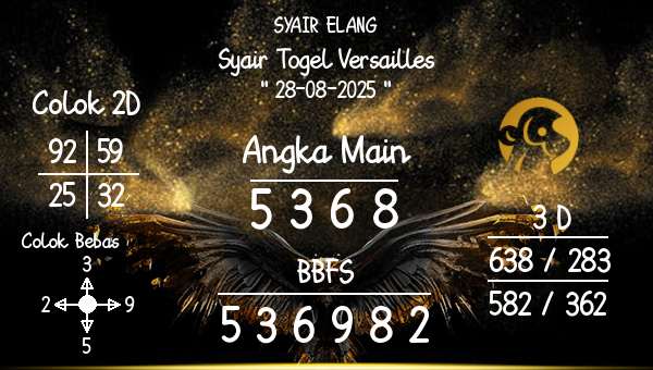 SYAIR ELANG - Syair Togel Versailles