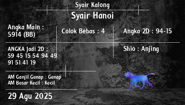 Syair Kalong - Syair Hanoi