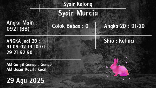 Syair Kalong - Syair Murcia