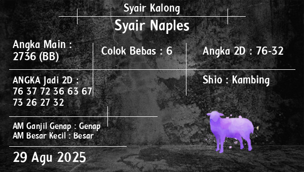 Syair Kalong - Syair Naples