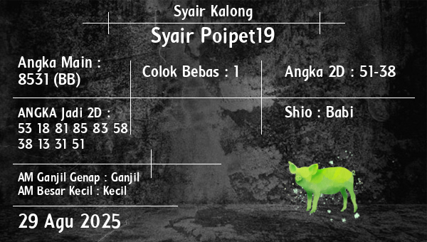 Syair Kalong - Syair Poipet19