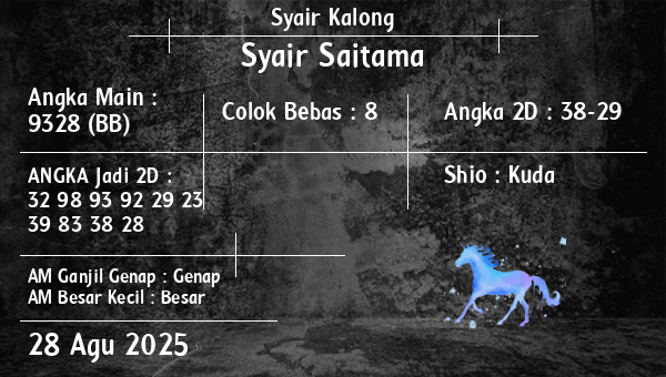 Syair Kalong - Syair Saitama