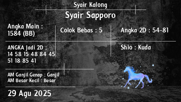 Syair Kalong - Syair Sapporo