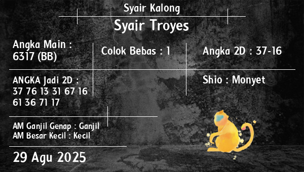 Syair Kalong - Syair Troyes