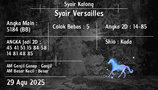 Syair Kalong - Syair Versailles