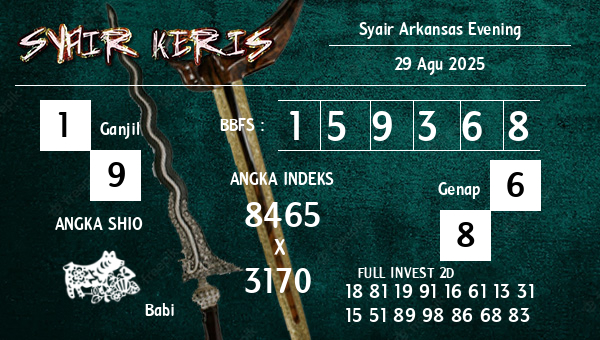 - Syair Arkansas Evening