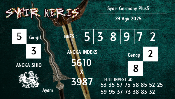  - Syair Germany Plus5