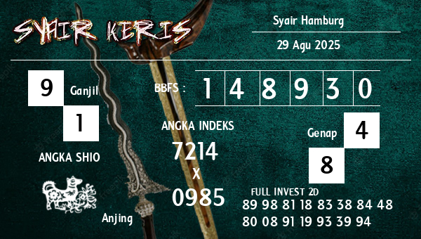  - Syair Hamburg