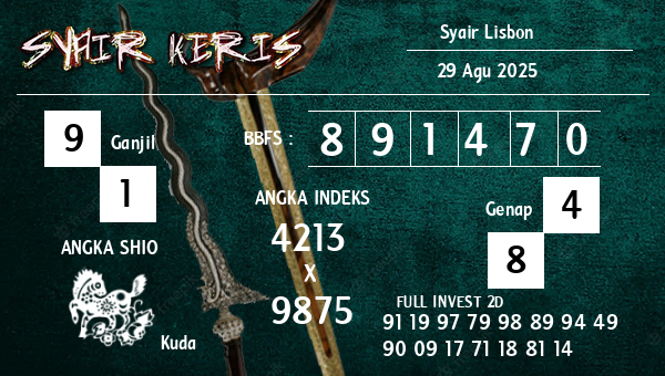  - Syair Lisbon