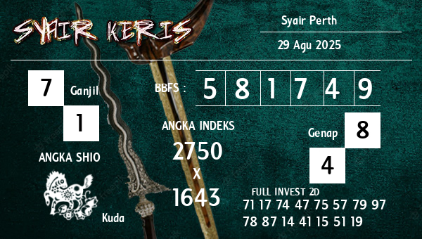  - Syair Perth