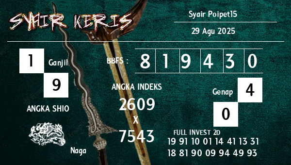  - Syair Poipet15