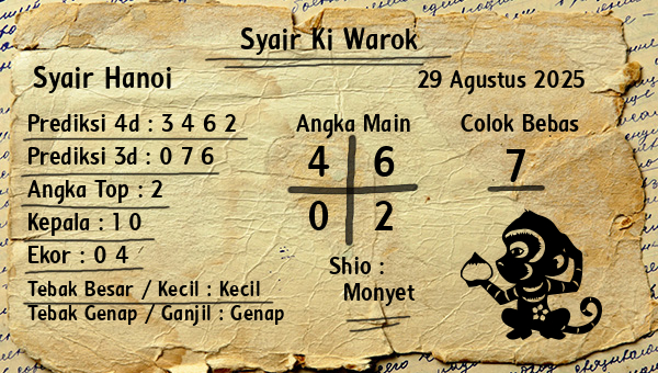 Syair Ki Warok - Syair Hanoi