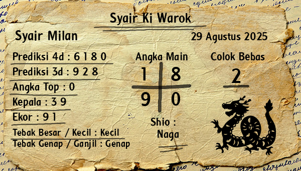 Syair Ki Warok - Syair Milan