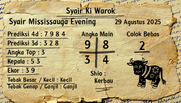 Syair Ki Warok - Syair Mississauga Evening