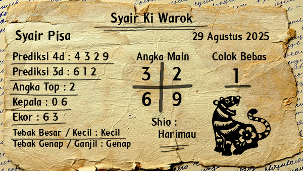 Syair Ki Warok - Syair Pisa