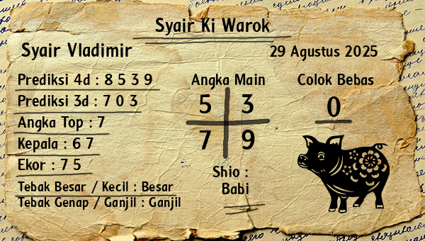 Syair Ki Warok - Syair Vladimir