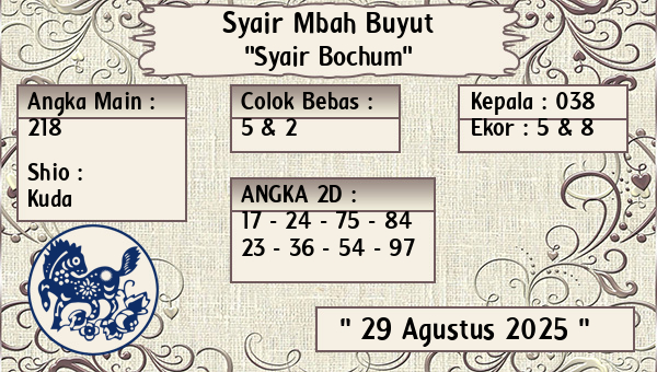 Syair Mbah Buyut - Syair Bochum