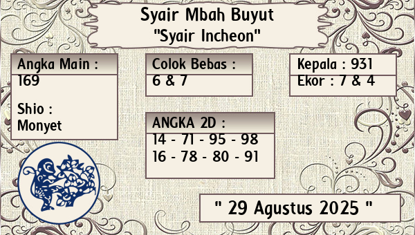 Syair Mbah Buyut - Syair Incheon