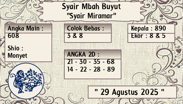 Syair Mbah Buyut - Syair Miramar