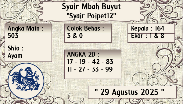 Syair Mbah Buyut - Syair Poipet12