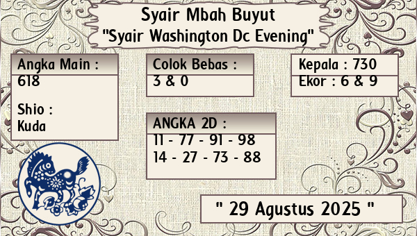 Syair Mbah Buyut - Syair Washington Dc Evening