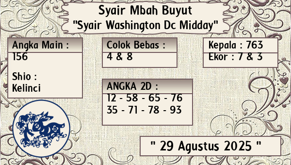 Syair Mbah Buyut - Syair Washington Dc Midday