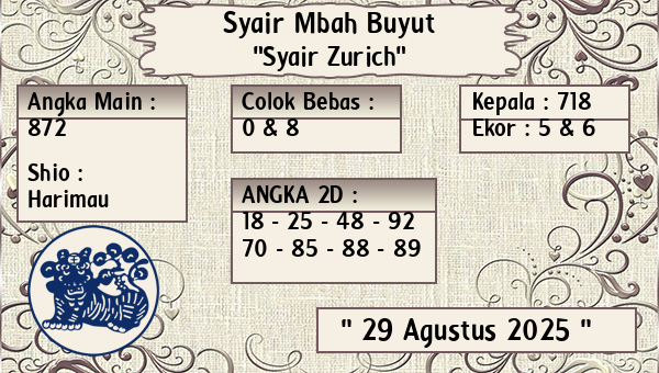 Syair Mbah Buyut - Syair Zurich