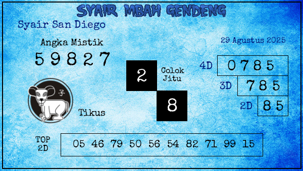  - Syair San Diego