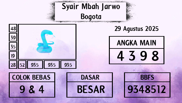 Syair Mbah Jarwo - Bogota