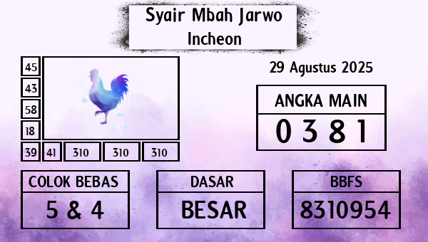 Syair Mbah Jarwo - Incheon