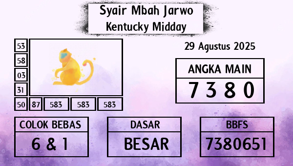 Syair Mbah Jarwo - Kentucky Midday