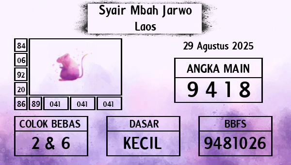 Syair Mbah Jarwo - Laos
