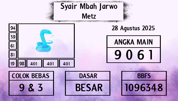 Syair Mbah Jarwo - Metz