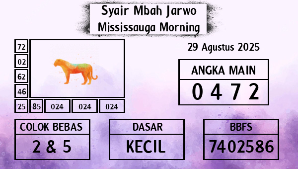 Syair Mbah Jarwo - Mississauga Morning