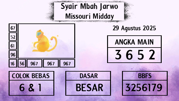 Syair Mbah Jarwo - Missouri Midday