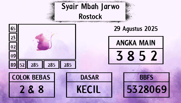 Syair Mbah Jarwo - Rostock