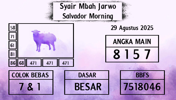 Syair Mbah Jarwo - Salvador Morning