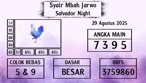 Syair Mbah Jarwo - Salvador Night